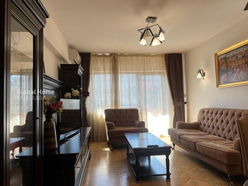 Unirii, apartament 2 camere, 75 mp, renovat, mobilat, utilat, vedere bulevard